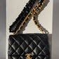 Chanel Lacquered Metal Small CC Lambskin Flap Bag