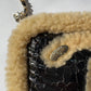 Chanel Shiny Crumpled Sheepskin Shearling CC Mania Waist Bag