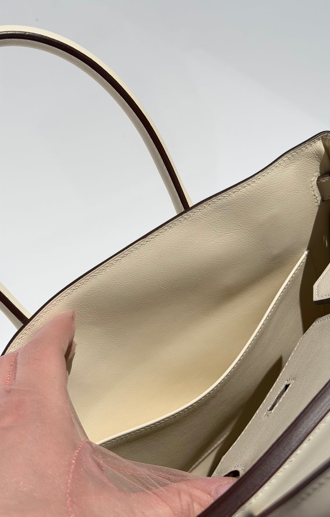Hermès Birkin 30 Colormatic Swift Nata Palladium Hardware