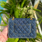 Chanel 23A Blue Denim Double You Crossbody