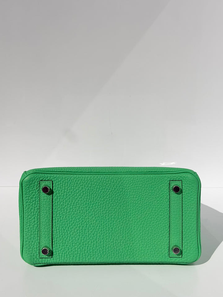 Hermès Birkin 25 Vert Comics Togo Palladium Hardware 2023