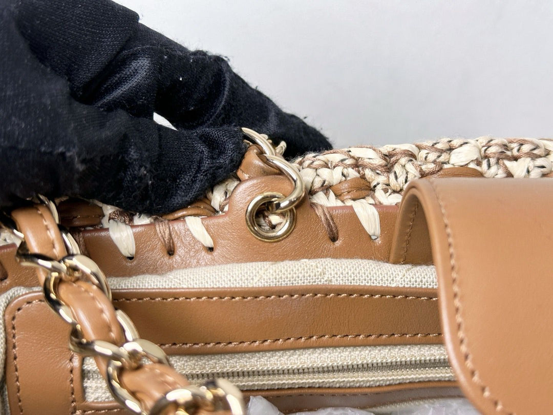 Chanel Small Crochet Shopping Tote