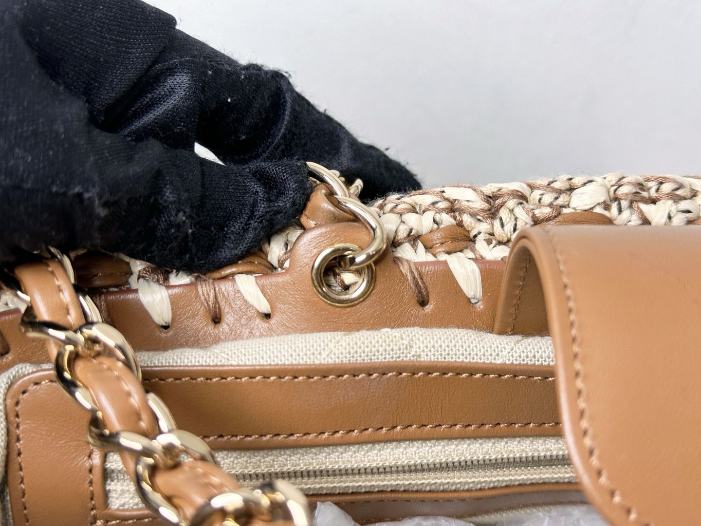 Chanel Small Crochet Shopping Tote