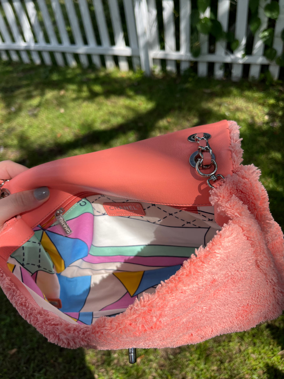 Chanel 2019 Coco Beach Terry Flap Bag