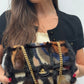Chanel Multicolor Medium Mink Fur Single Flap Bag