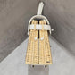 Hermes New White Mini Kelly Picnic