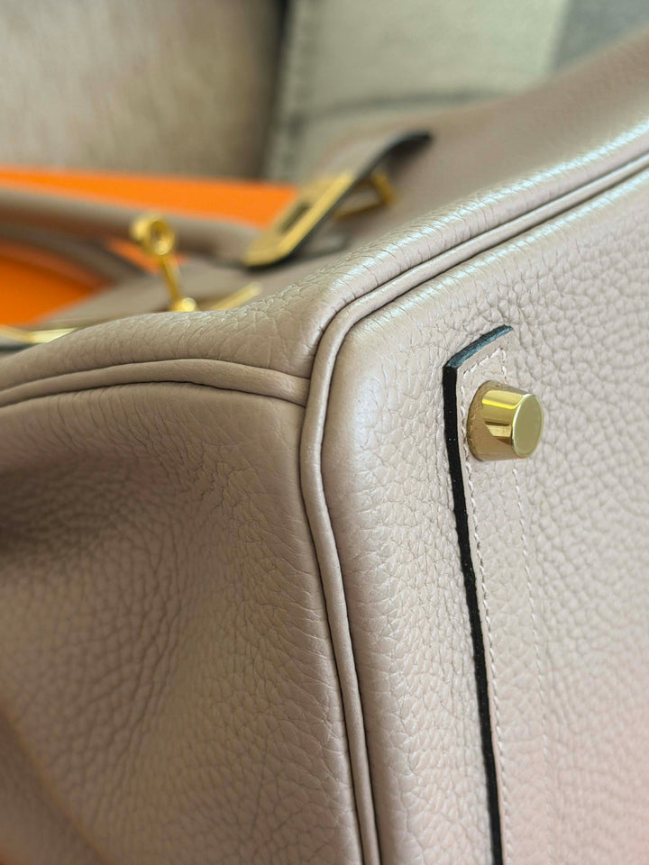 Hermès Birkin 30 Glycine Togo Gold Hardware