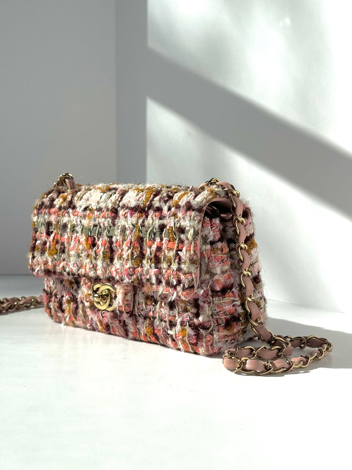 Chanel 2023 Tweed Mini Rectangular Flap Bag