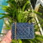 Chanel 23A Blue Denim Double You Crossbody