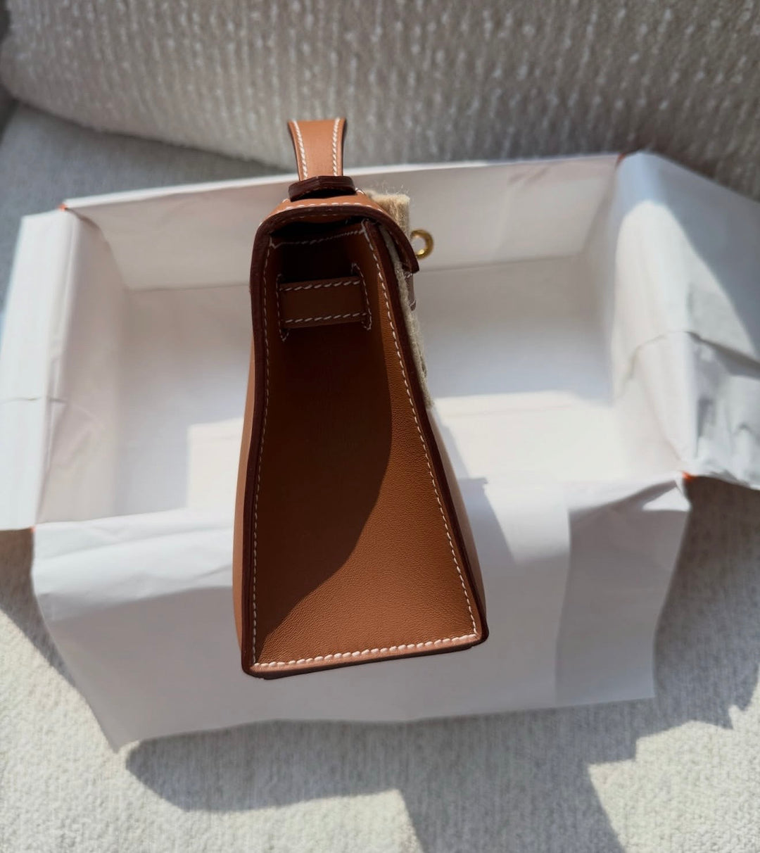 Hermès Kelly Pochette Gold Swift Gold Hardware 2025