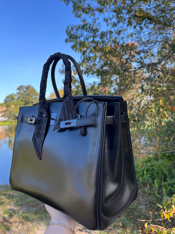 Hermes Birkin 30 So Black Box Black