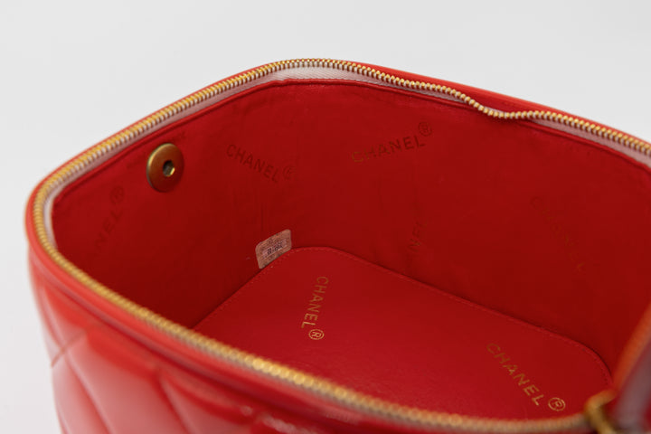 Chanel 1995 Barbie Collection Red Vanity Case