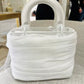 2023 Lady Dior Small White LED Twill Embellished Bag