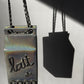 Chanel Runway Iridescent Silver Lambskin Lait De Coco Milk Carton Bag