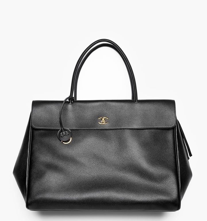Chanel Large Shopping Bag Black Grained Calfskin Gold Tone Hardware Métiers D’Art 2026
