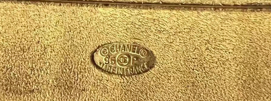 Chanel 1995 Barbie Crystal Nameplate Choker