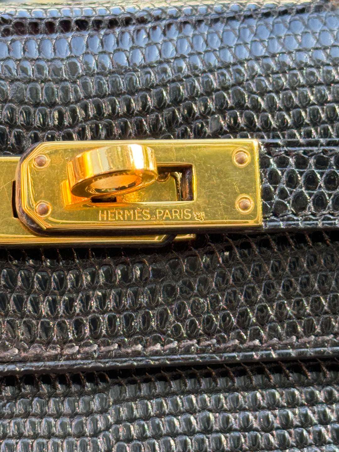 Hermes Vintage Lizard Kelly Sellier 20