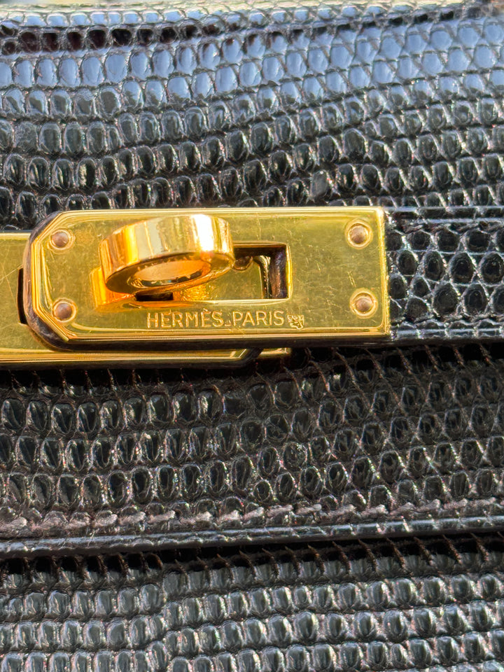 Hermes Vintage Lizard Kelly Sellier 20