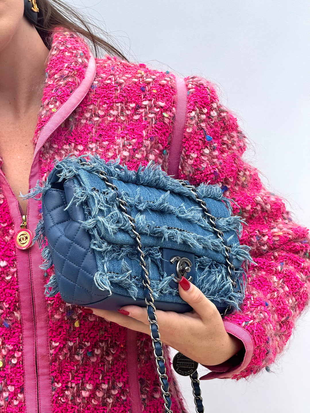 Chanel Medium Denim Paris Dubai Flap Bag