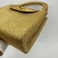 Chanel RARE 1998 Gold Silk Woven Small Kelly