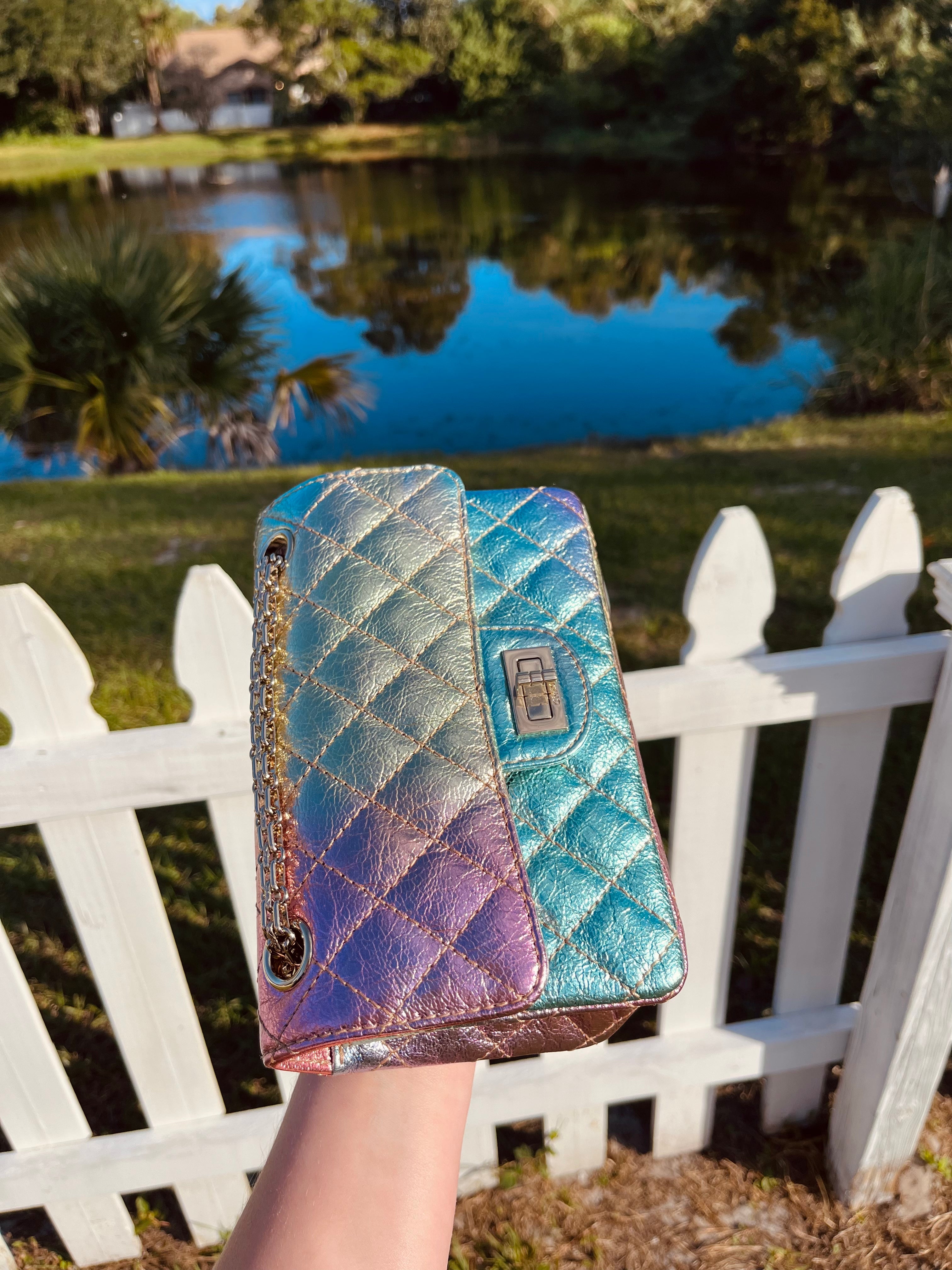 Chanel Rainbow Reissue 2.55 Mini Metallic Flap Bag – Its A Luv Story
