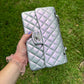 Chanel 21K Small Calfskin Pearl Iridescent Double Flap