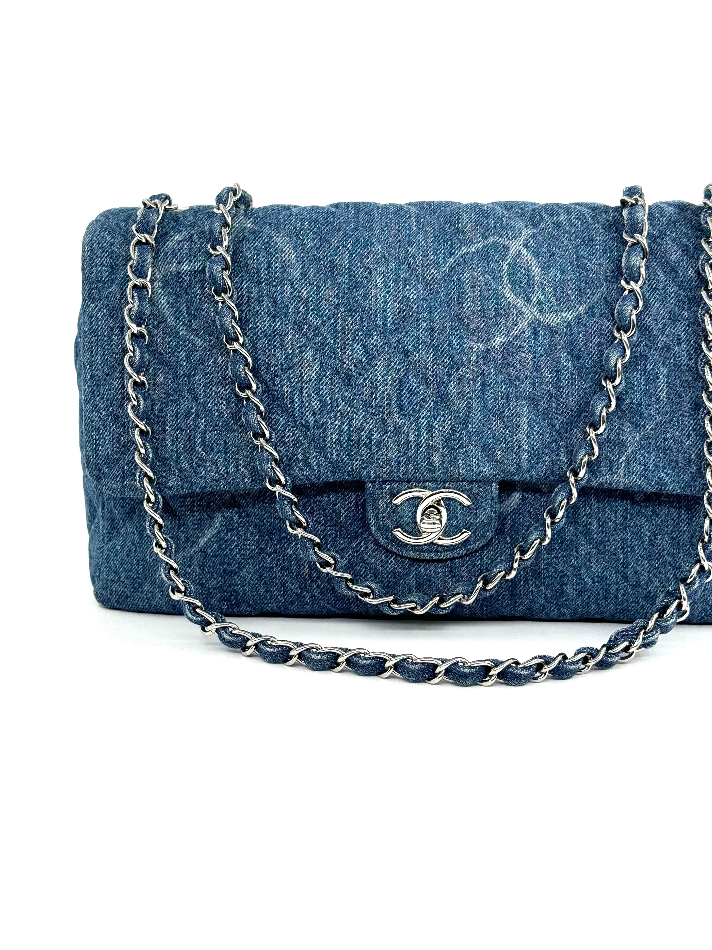 Chanel Jumbo Denim CC Flap Bag – Its A Luv Story
