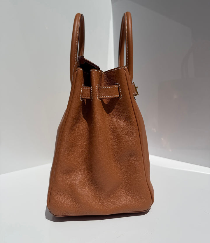 Hermès Birkin 30 Gold Taurillon Novillo Gold Hardware 2019