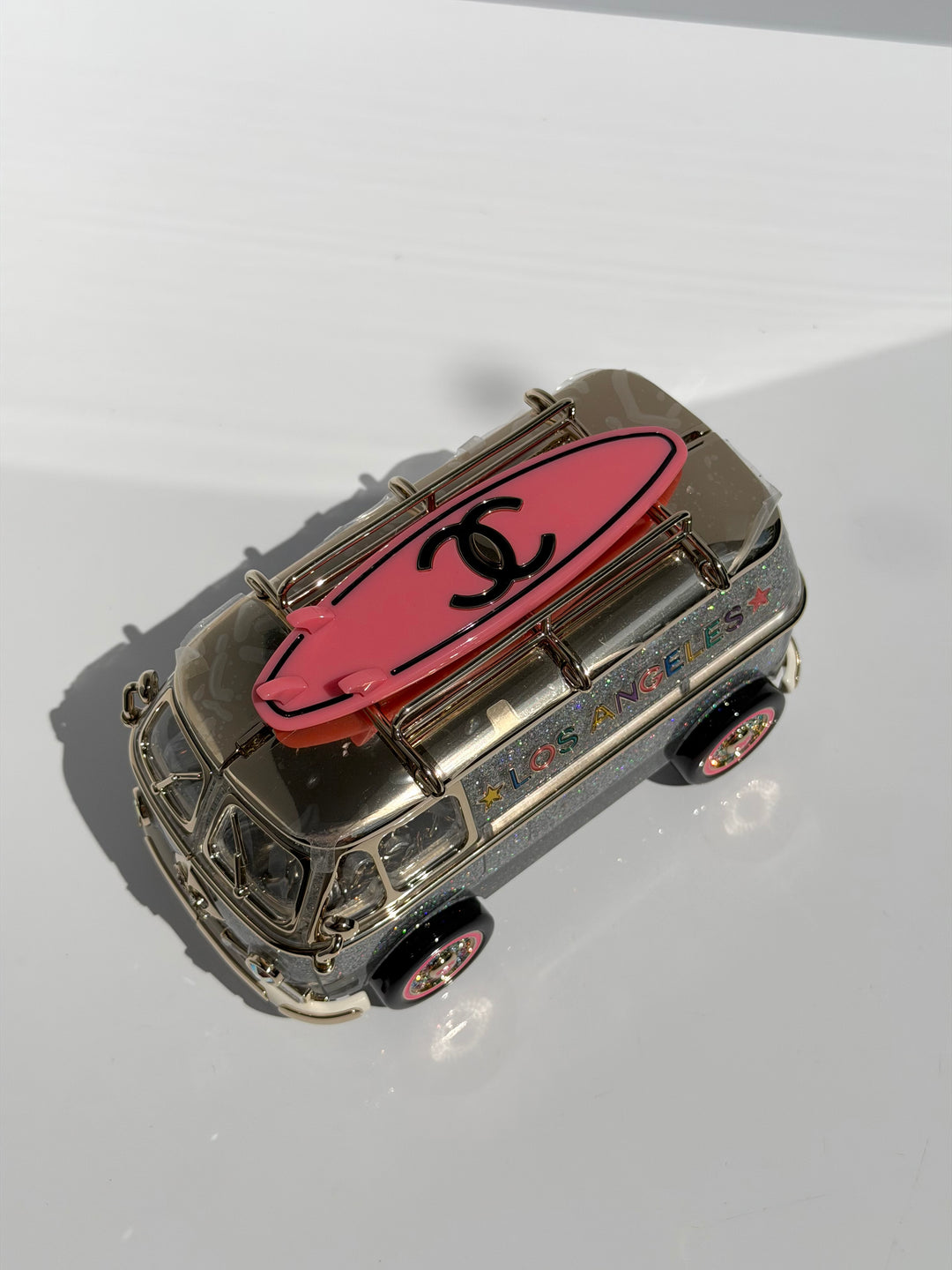 Chanel Hollywood Caravan Minaudière Multicolor Light Gold Hardware 2024