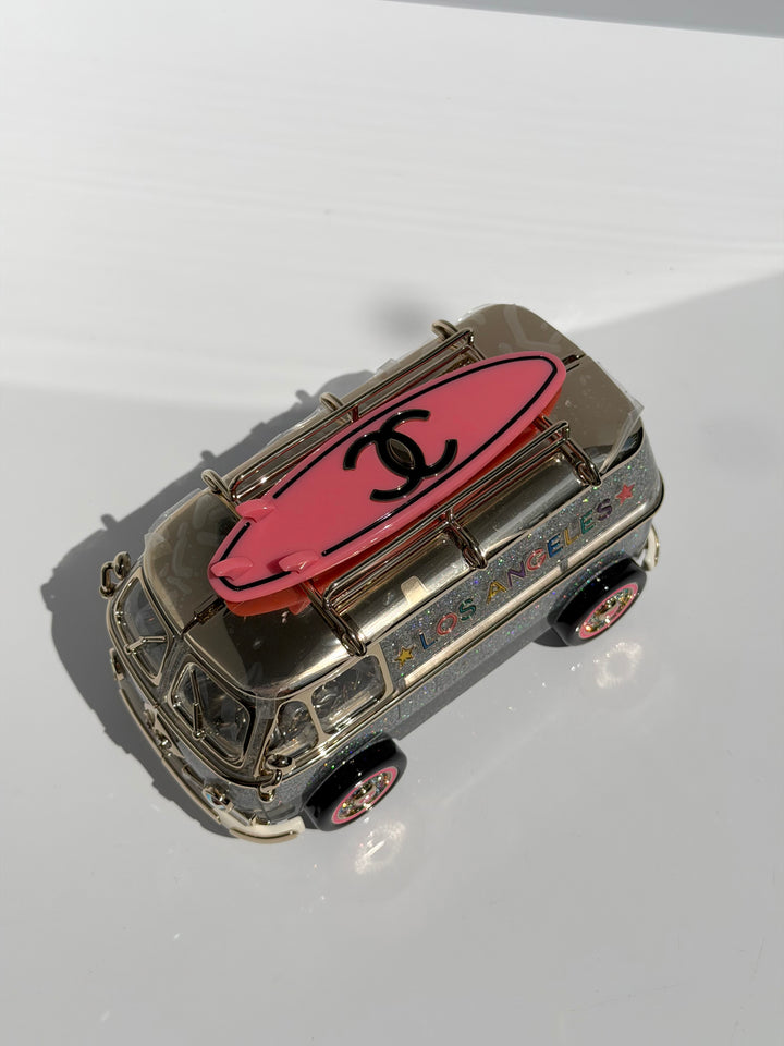 Chanel Hollywood Caravan Minaudière Multicolor Light Gold Hardware 2024