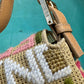 Fendi Multicolor Crochet Logo Baguette