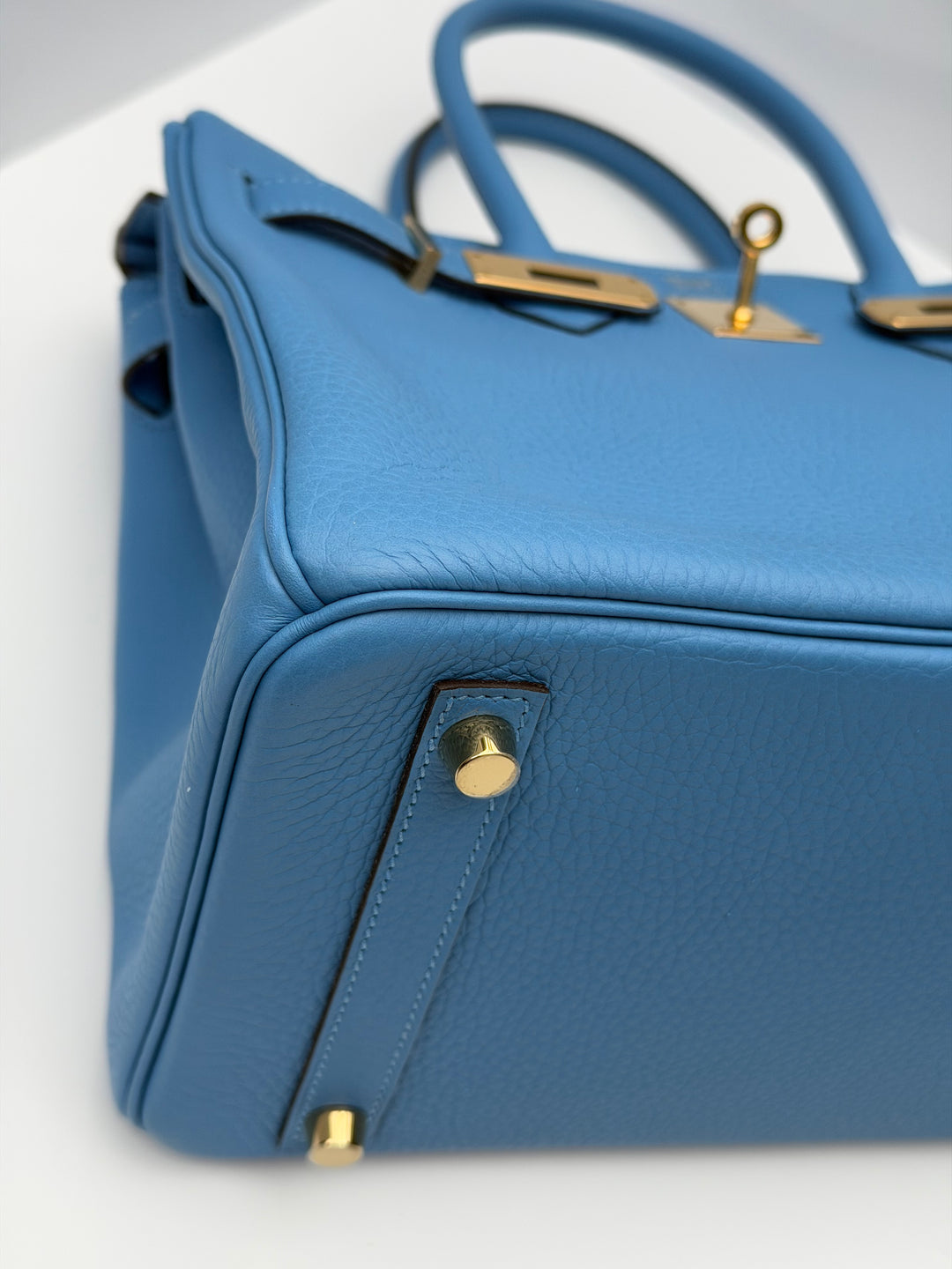 Hermes 2014 Bleu Paradis Clemence Taurillon Birkin 30