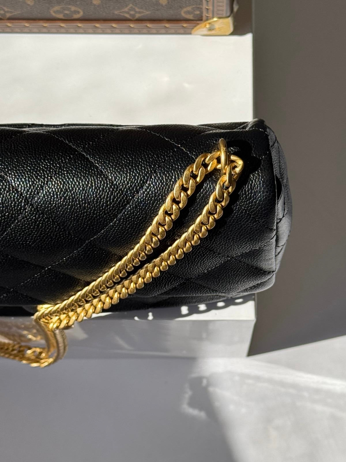 Chanel Black Medium Caviar Sweetheart Crush Flap Bag