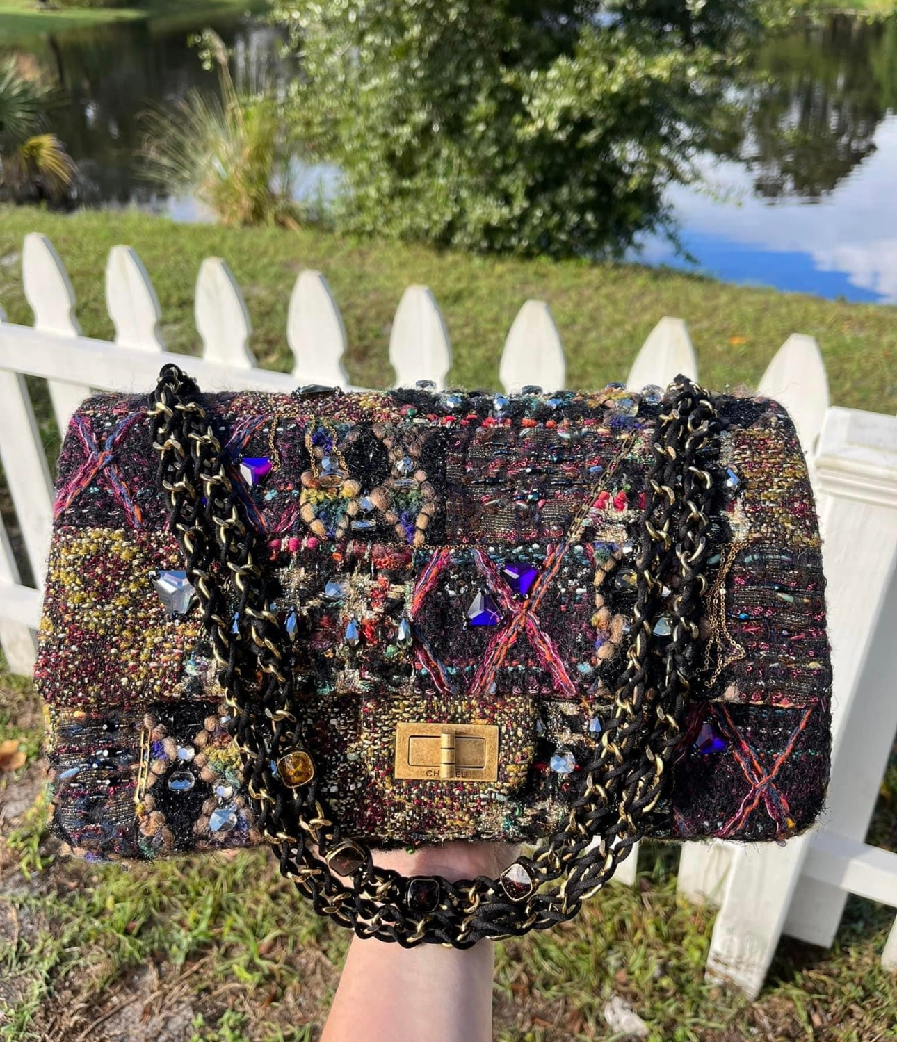 Chanel Tweed Paris/Byzance Limited Edition 2.55 Reissue Flap Bag
