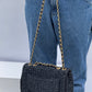 Chanel 18C Black Ancient Greece Raffia Crochet Flap Bag