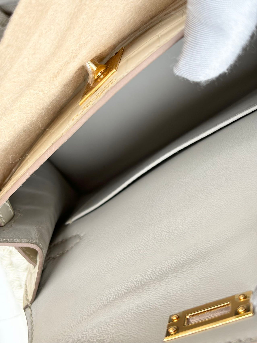 Hermes Mini Sellier Beton Matte Alligator Kelly 20