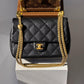 Chanel Black Medium Caviar Sweetheart Crush Flap Bag