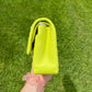 Chanel 21S Yellow Neon Lambskin Medium Flap Bag