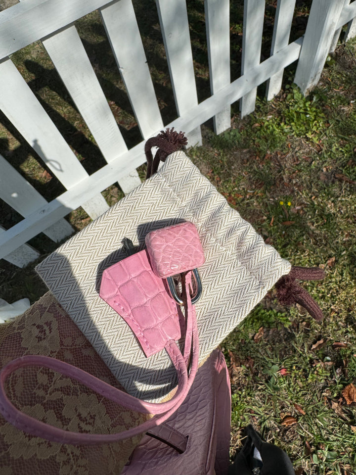 Hermes Bubblegum Matte Croc Birkin 35 PHW