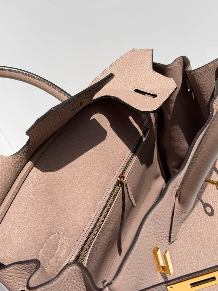 Hermès Birkin 30 Glycine Togo Gold Hardware 2015