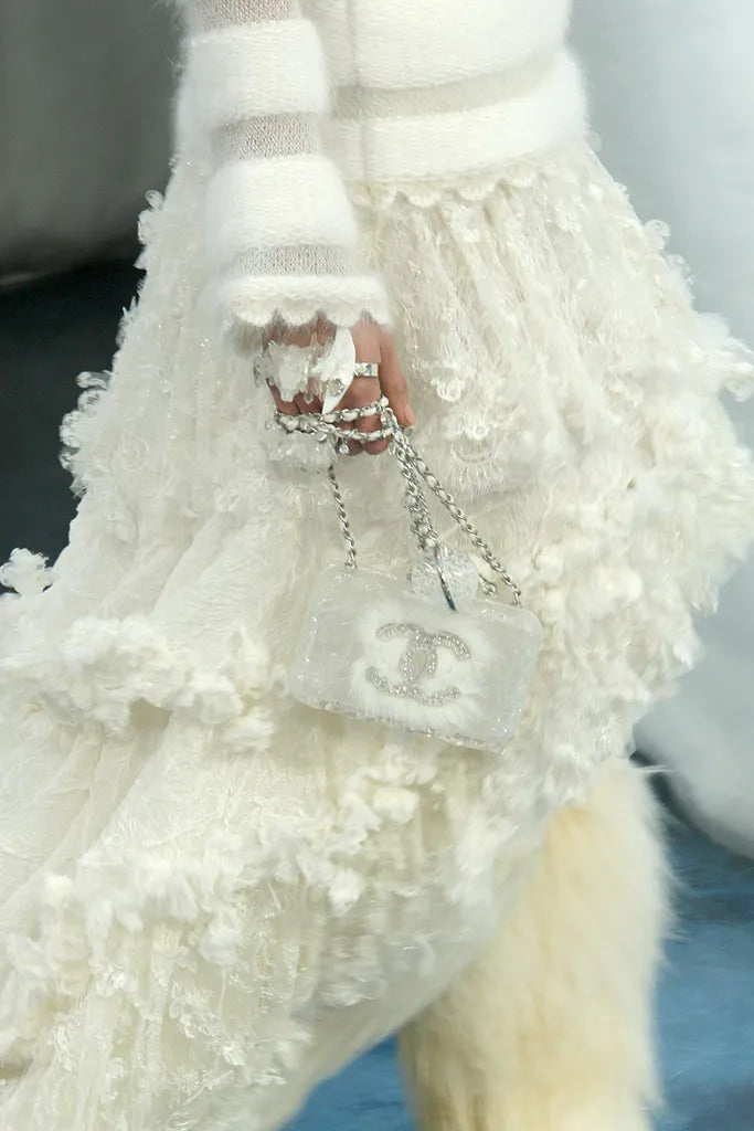 Chanel RARE Runway Acrylic Crystal CC Ice Cube Clutch