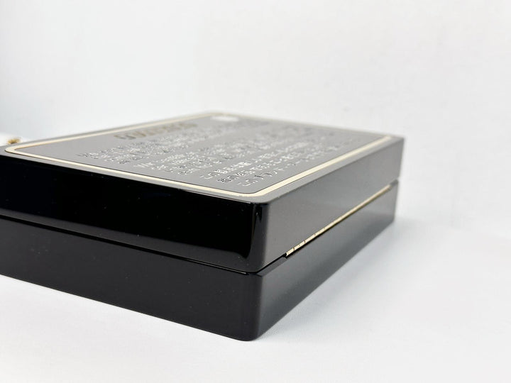 Chanel Limited Edition Black Authenticity Card Minaudière