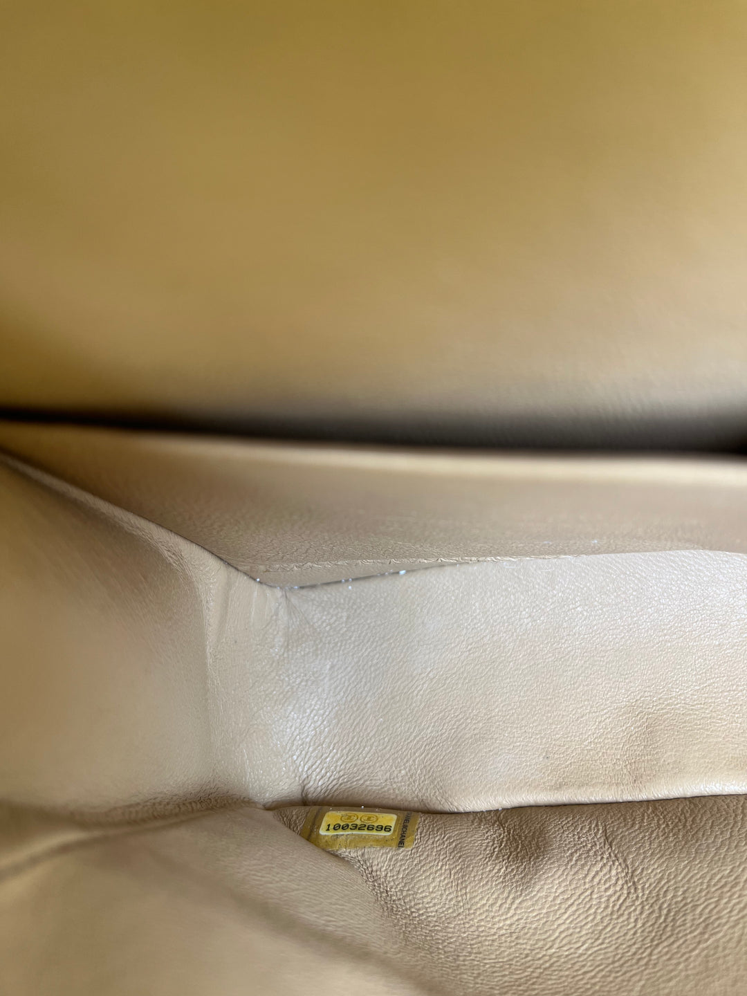 Chanel Vintage Dark Beige Medium Caviar Double Flap Bag