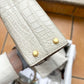 Hermes Mini Sellier Beton Matte Alligator Kelly 20