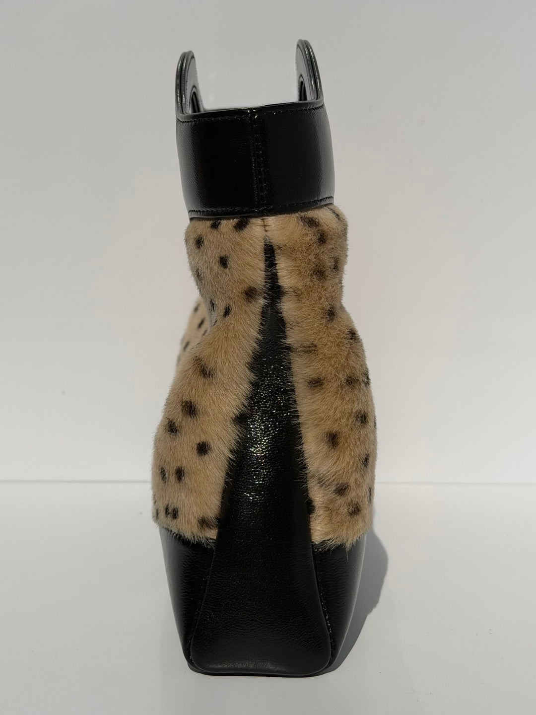 Chanel 31 Mini Shopper Cheetah Print Pony Hair & Black Shiny Lambskin Gold Hardware Métiers d’Art 2026