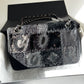 Chanel Black Patchwork Medium Single Flap Bag