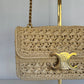 Celine 2023 Raffia Chain Shoulder Bag