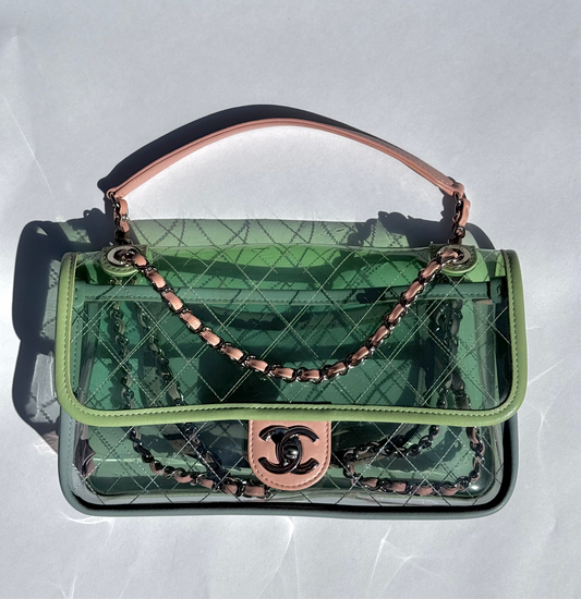 Chanel Coco Splash Medium PVC Lambskin Flap Bag