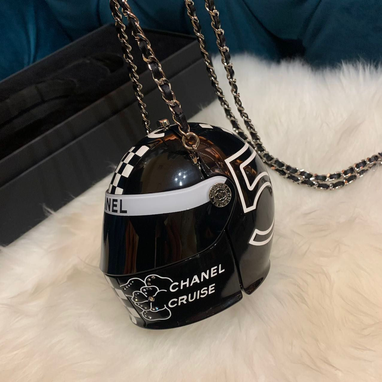 Chanel 2023 Monte Carlo Helmet Minaudiere