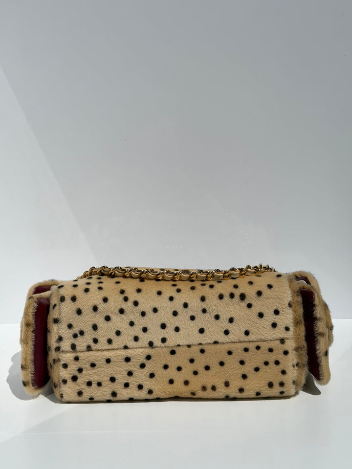 Chanel 25 Mini Handbag Brown Pony Hair Gold Tone Metal Matthieu Blazy Métiers D’Art 2026